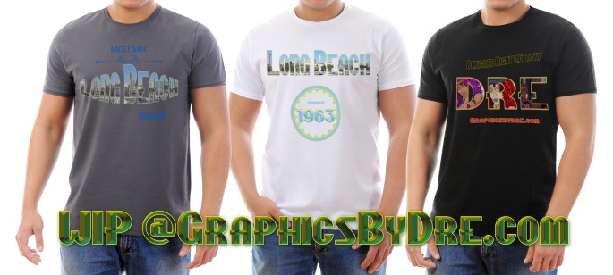 t-shirt on a young man