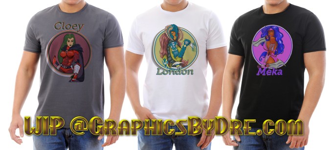 t-shirt on a young man